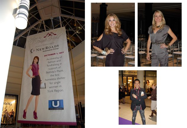 ucm3 Hope In Purple Heels, Upper Canada Mall, Charity, Newmarket Ontario, Dina Pugliese, CityTV, Breakfast Television, BT Toronto, Liv Judd, LouLou Magazine, Fashion editor, Fashion event