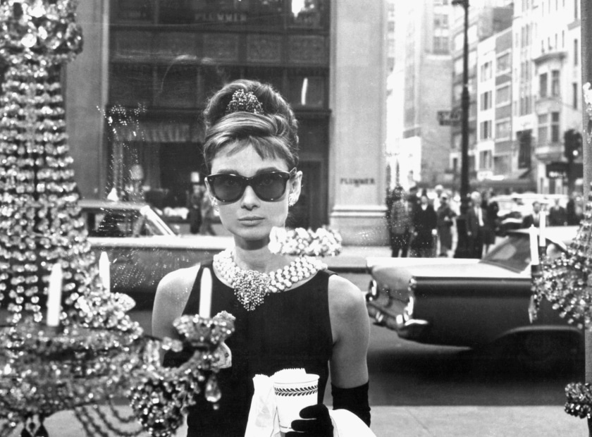 On the set of Breakfast at Tiffany's